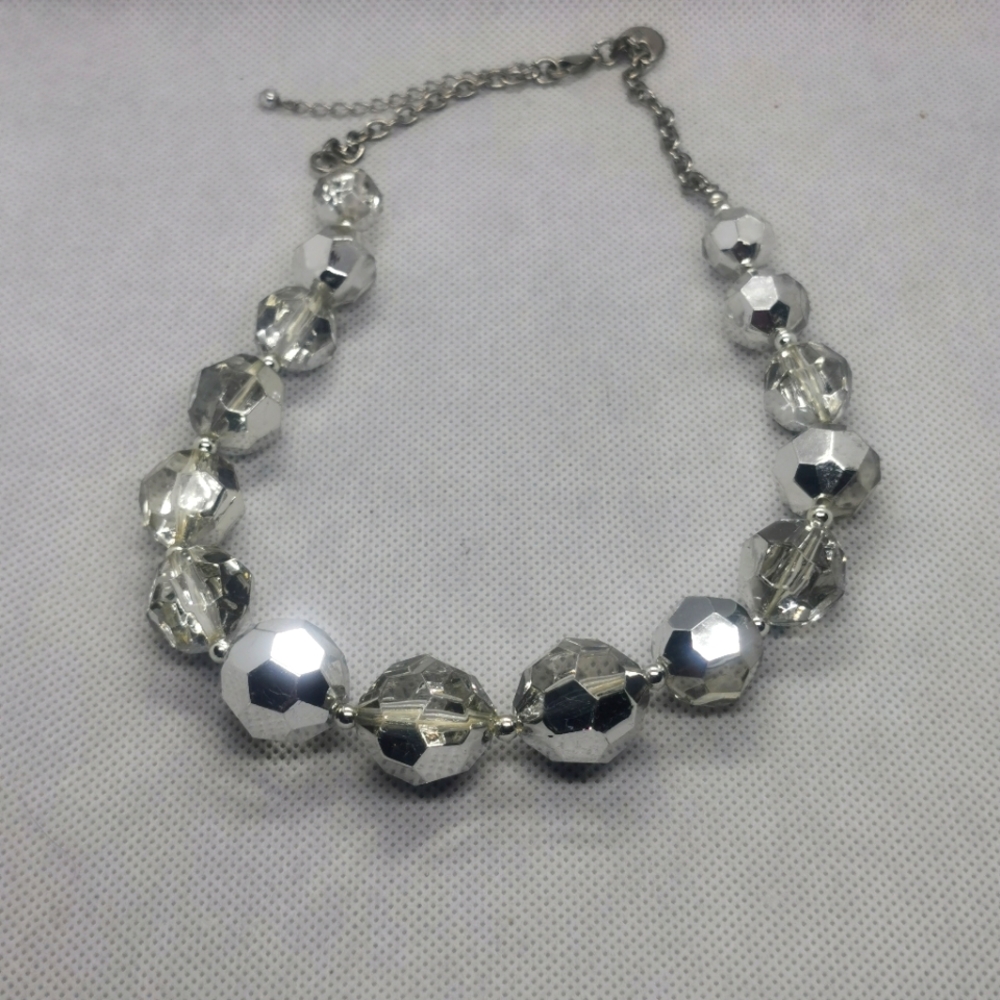 Chunky Crystal Fashion Necklace